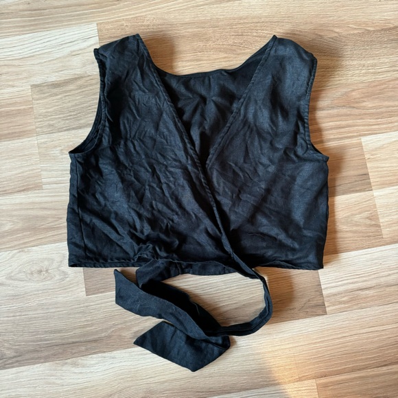 Slate Wearables Avalon tie up top - Picture 7 of 7